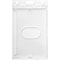 Sicurix Rigid PC Badge Holder, Vertical, 25/PK, Clear PK BAU68140 - alternate 6